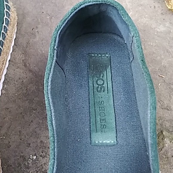 NEW ASOS Jenna Suede Flatform Espadrilles - Picture 6 of 7